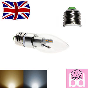 E27 SMD LED Ampoule Bougie 3W Économie D’Énergie Efficace 30 Watt