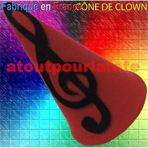Chapeau Cône de Clown Music, musique,Cirque ,Accessoire