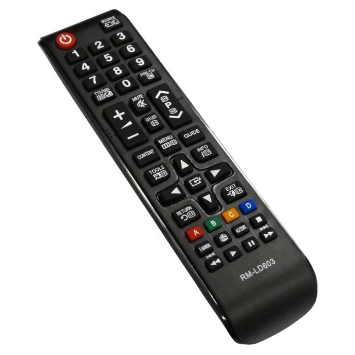 Télécommande TV télé compatible SAMSUNG RM LD603 télécommande