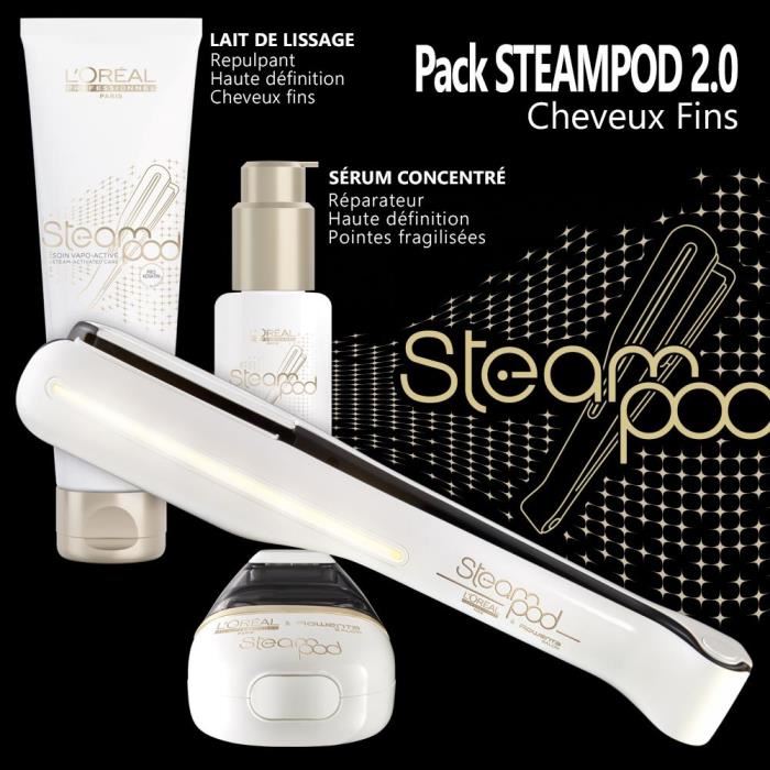 Steampod, le lisseur vapeur professionnel conçu par L’Oréal