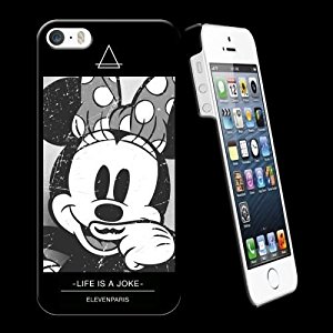 Eleven Paris ELEVEN0061 Coque pour iPhone 5S Motif Disney Minnie Noir