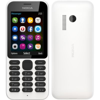 Téléphone portable Nokia 215 Blanc DS LS (Blister)