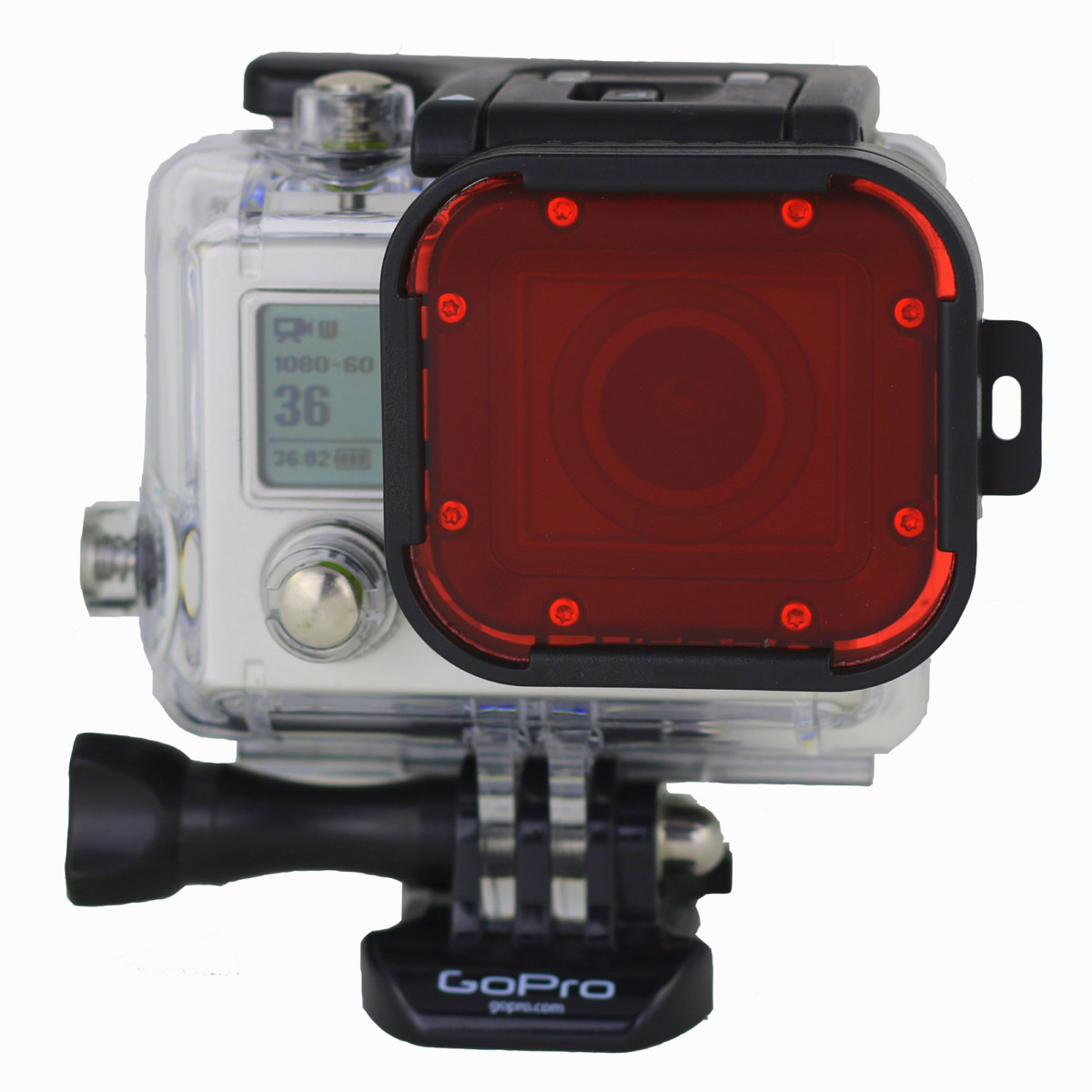 Polar Pro GoPro Red Hero 3 Standard / Dive 60m Housing Filter for Blue