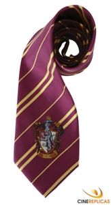 Harry Potter Cravate Gryffondor Pourpre OR Emblème Gryffindor 100