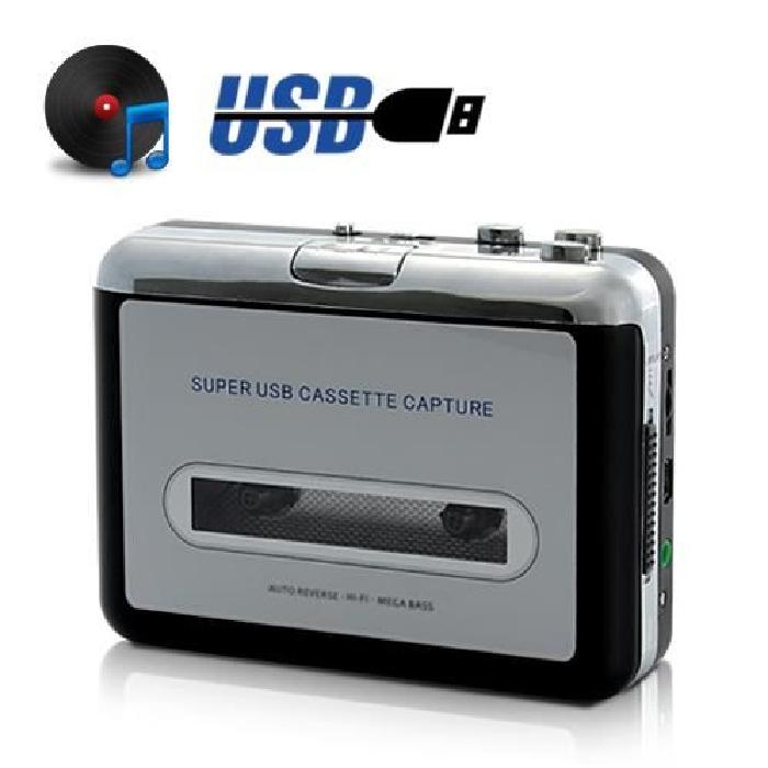 Lecteur cassette USB et convertisseur MP3 Conçu pour ressembler à