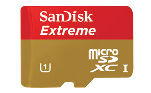Carte mémoire microSDHC SanDisk Mobile Extreme 32 Go Classe 10 UHS I