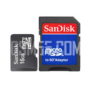 Carte Micro SD 16Go + Adaptateur SD pour Samsung Galaxy