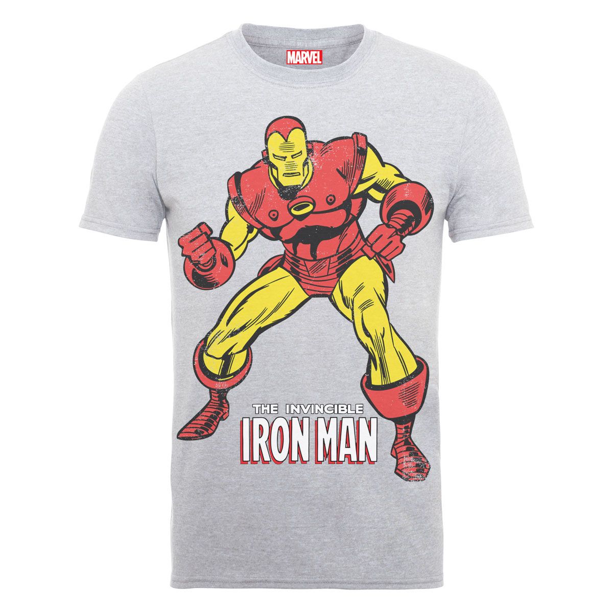 Marvel comics t shirt iron man pose Billabong