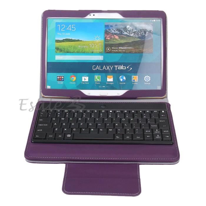 Clavier Bluetooth Amovible Housse pour Samsung Galaxy TabS 10.5″T800
