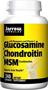 Jarrow Formulas, Glucosamine + Chondroïtine + Combinaison de MSM, 240