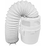 Condensateur Seau Support Mural Kit pour Indesit Sèche linge (Blanc