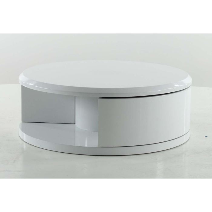 Table basse ronde blanche Achat / Vente table basse Table basse