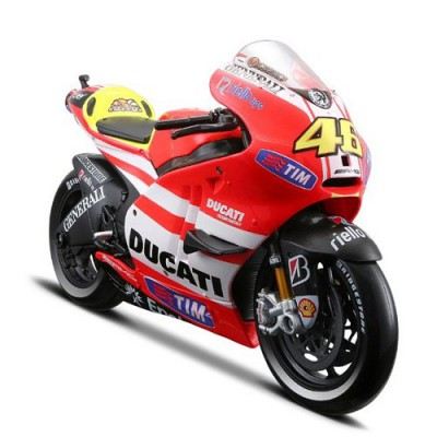 Modèle réduit Moto Ducati GP 2011 : Valentino Rossi Echelle 1/6