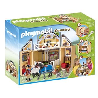 Playmobil Country 5418 Jeu De Construction Ecurie Transportable