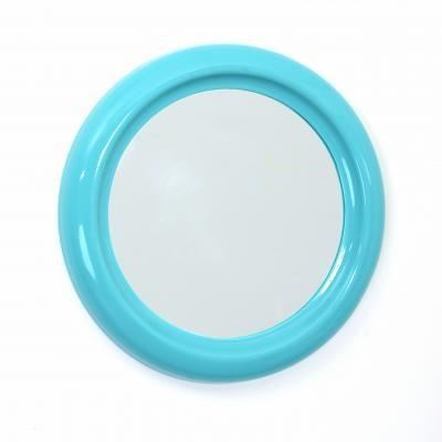 ROUND Miroir rond PVC 30 cm turquoise Achat / Vente miroir Plastique