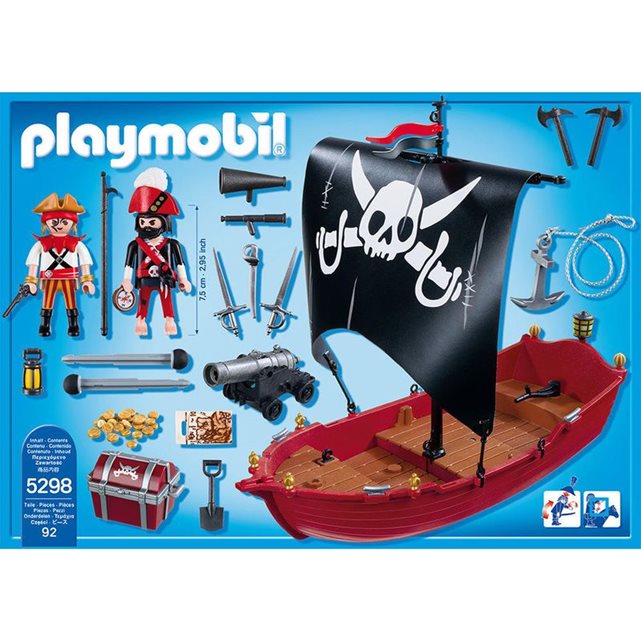 PLAYMOBIL Playmobil Pirates Chaloupe des corsaires PLA5298 | La