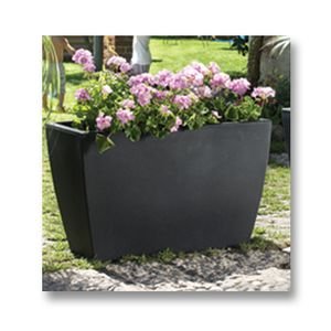 Bac à fleurs Montano, largeur 80cm, coloris noir: Cuisine
