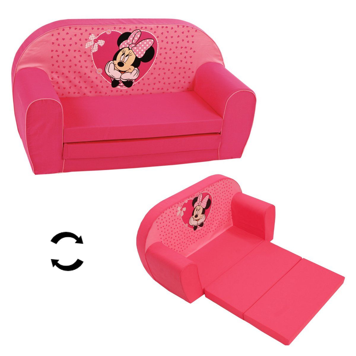 Canapé convertible minnie mouse disney Tomy