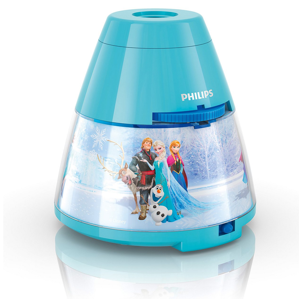 Neuf Veilleuse Projecteur LA Reine DES Neiges Frozen Disney Philips