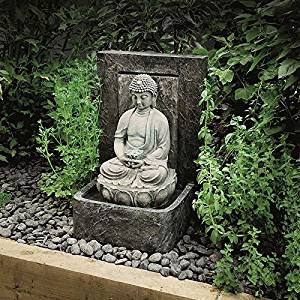 Fontaine Bouddha tranquillité: Jardin