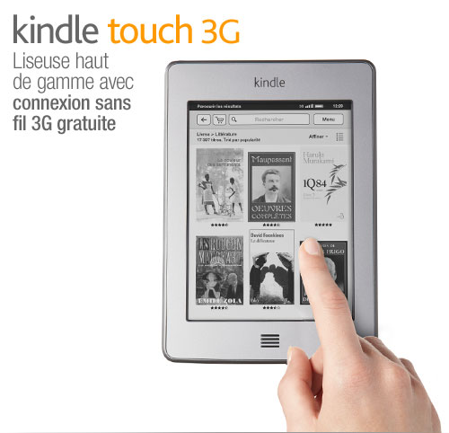 Liseuse Kindle Touch 3G : courte présentation