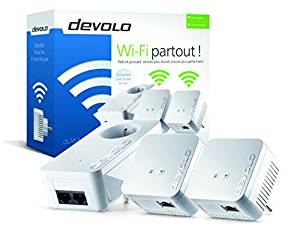 devolo dLAN 550 WiFi Prise réseau CPL Wi Fi 550 Mbits/s 1 port Fast