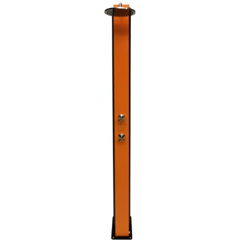 Crm Douche Solaire Cross Orange avec accessoire, Robinet 40L