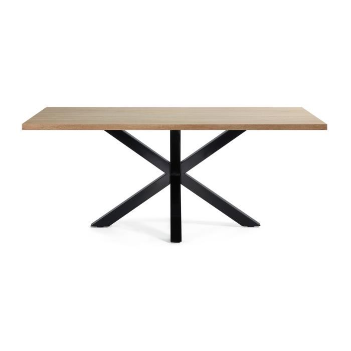 / Vente table à manger Table Argo, epoxy noir et bois