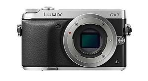 BRAND NEW Panasonic LUMIX DMC GX7 16 0 MP SLR Digital Camera Silver IN