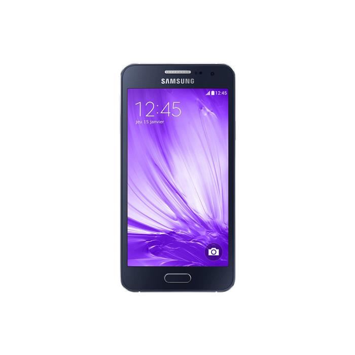 Samsung Galaxy A3 3G Double Sim Noir Achat smartphone pas cher, avis