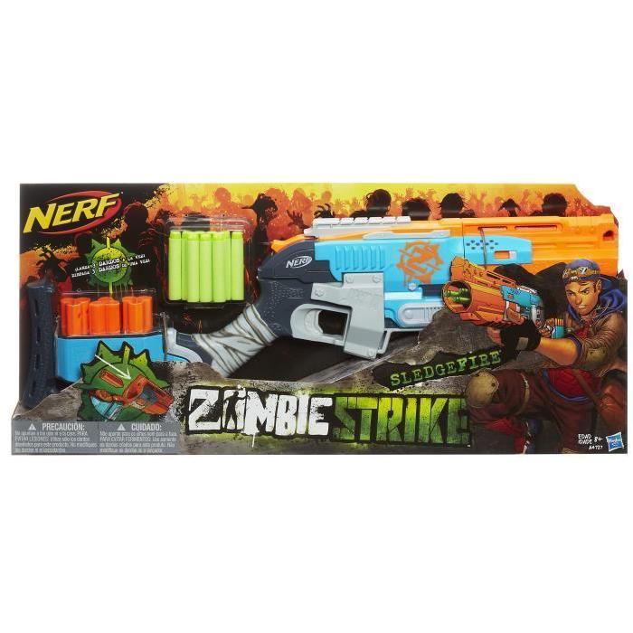 NERF Zombie Strike Pistolet Sledgefire 5010994725792 Achat / Vente