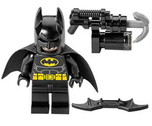 NEW LEGO BATMAN MINIFIG black figure minifigure 70817 lego movie dark