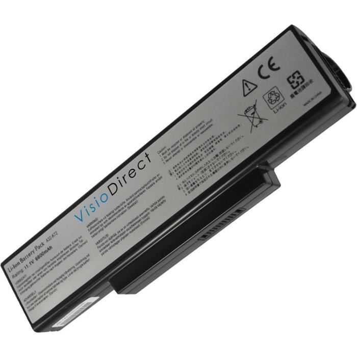 Batterie 6600mAh pour ASUS X72J Achat batterie téléphone pas cher