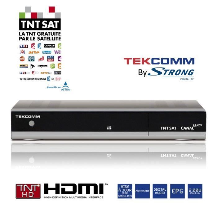 TEKCOMM TCT3400 Terminal Satellite HD TNT SAT récepteur