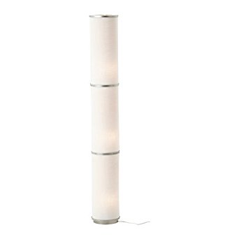 IKEA VIDJA lampadaire BLANC, 138cm, tissu: Luminaires et