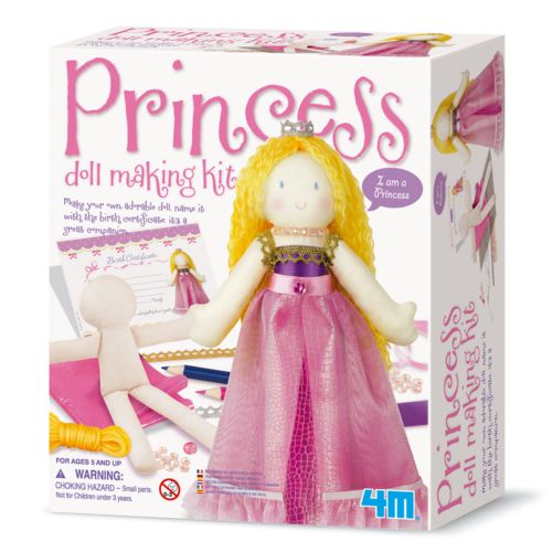 4M Kidz Labs Kit de création : Poupée Princesse pas cher Achat
