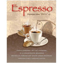 Plaque Métal Publicitaire Café Espresso Achat et vente