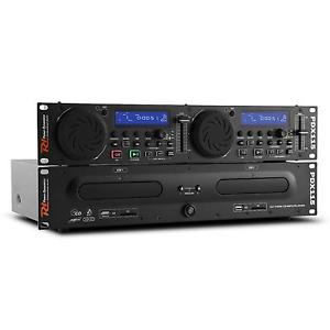 Professionnel double DJ CD player 19 rack Controleur Dual mp3 usb sd