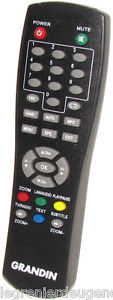 Origine Remote Grandin Décodeur TNT CF1010 DVB T Receiver