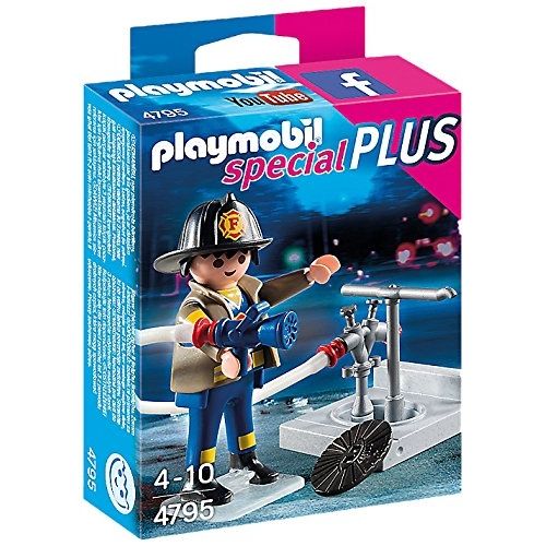 Playmobil 310344 4795 Pompier Soldat Du Feu pas cher Achat