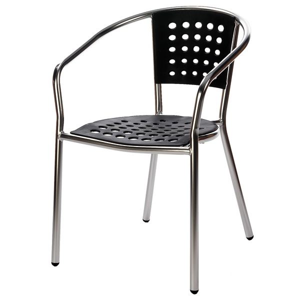 CHAISE BISTRO ALUMINIUM / PVC CORFOU Achat / Vente chaise fauteuil