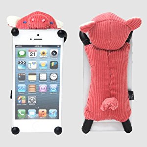 Le soutien Casey porc iPhone5 iPhone5s iPhone5c de Stuffed couverture