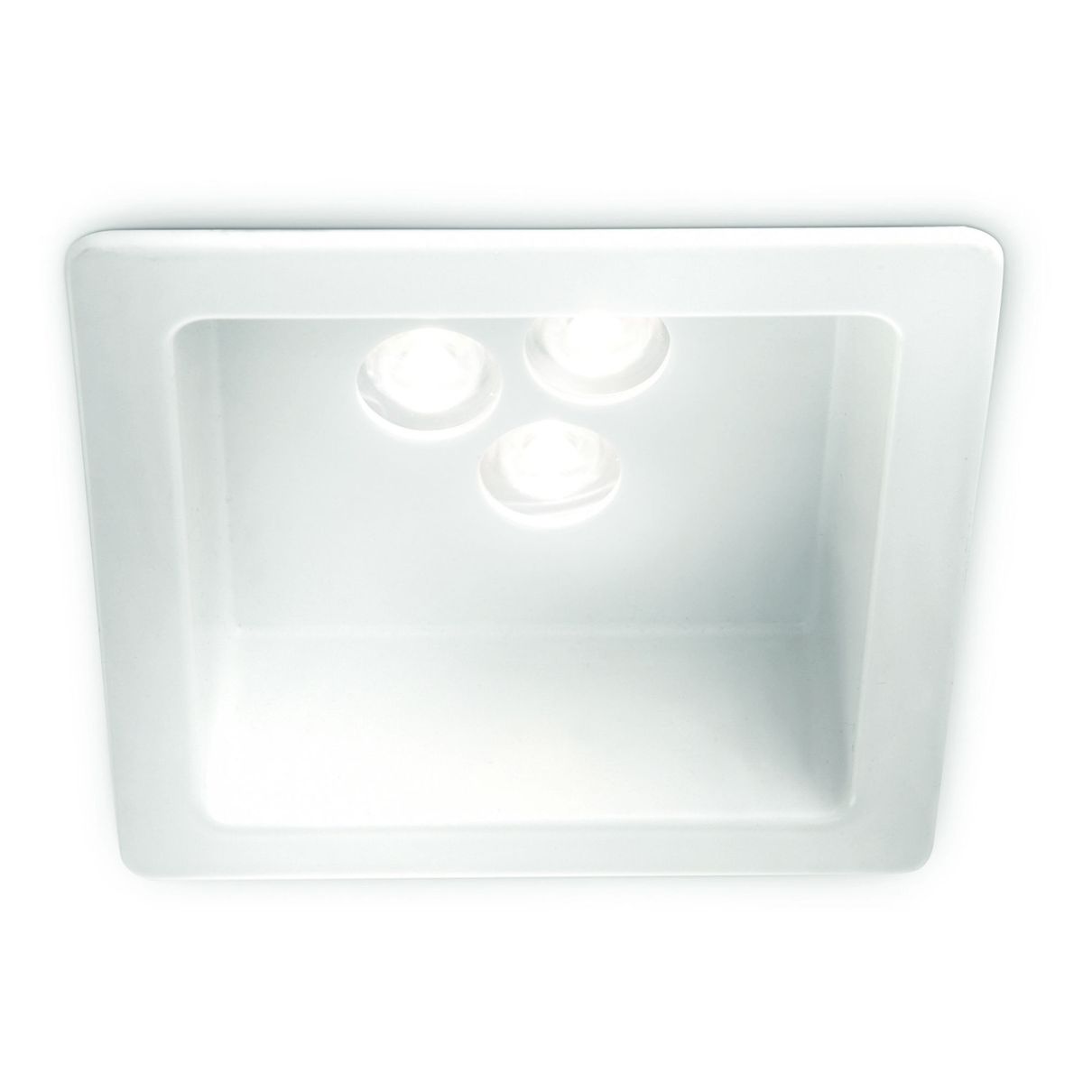 NOMIA Spot encastrable LED Carré Blanc L7,5cm | Applique Philips