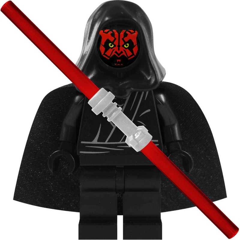 LEGO star wars custom personnage sith Dark Maul avec cape et épée