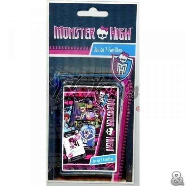 Monster High Jeu de 7 familles Achat / Vente cartes de jeu Monster