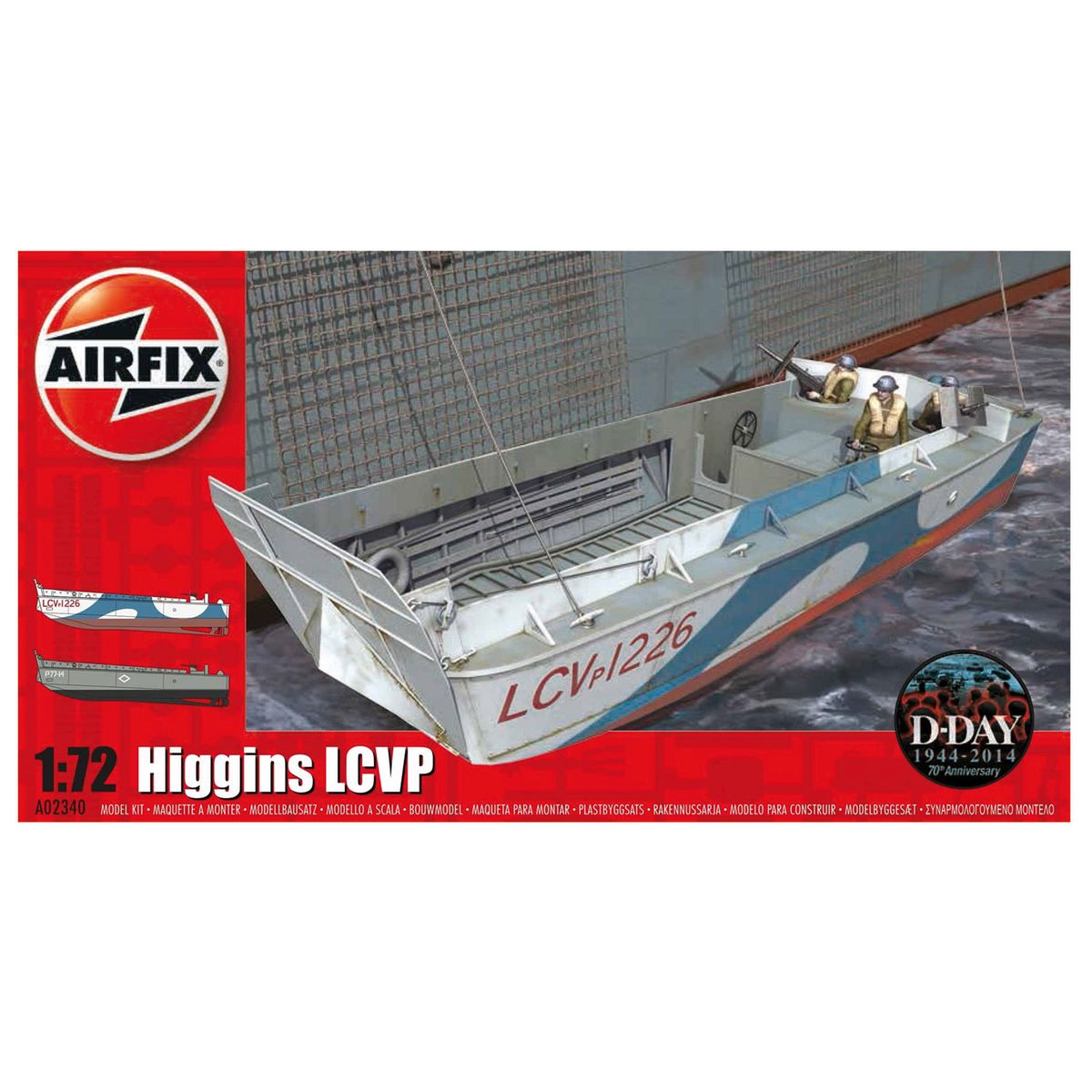 Maquette bateau : higgins lcvp : 1:72 Airfix