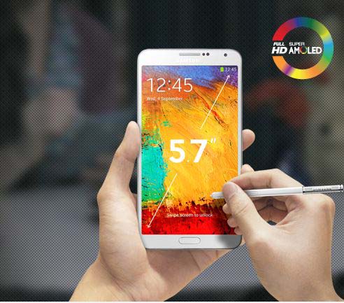 Samsung Galaxy Note 3 Smartphone débloqué, Ecran 5,7 pouces, 32 Go