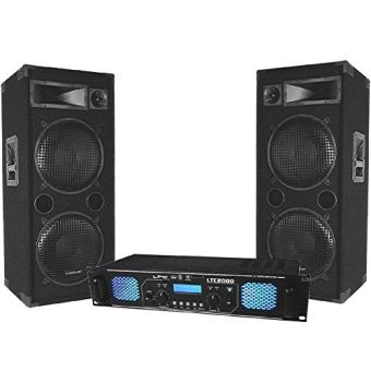 Pack Sono DJ ampli 2x1000w + enceintes 2x600w MA 4, Top Prix | fnac