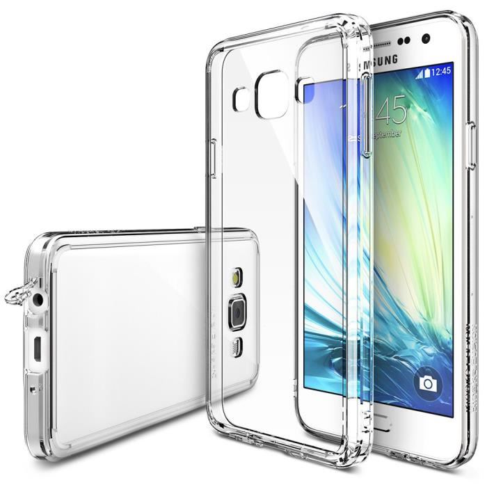 Coque Samsung Galaxy A3 Rearth Fusion Transparent Protèges ton