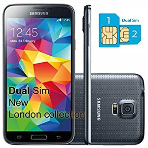 Samsung G800F Galaxy S5 Mini Smartphone, Dual Sim, Nero [Import EU